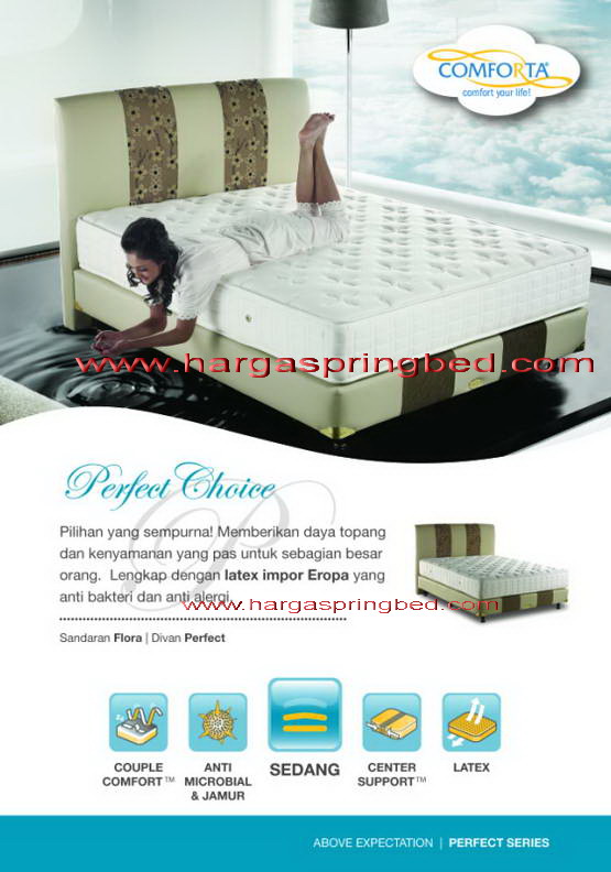 harga comforta spring latex perfect choice